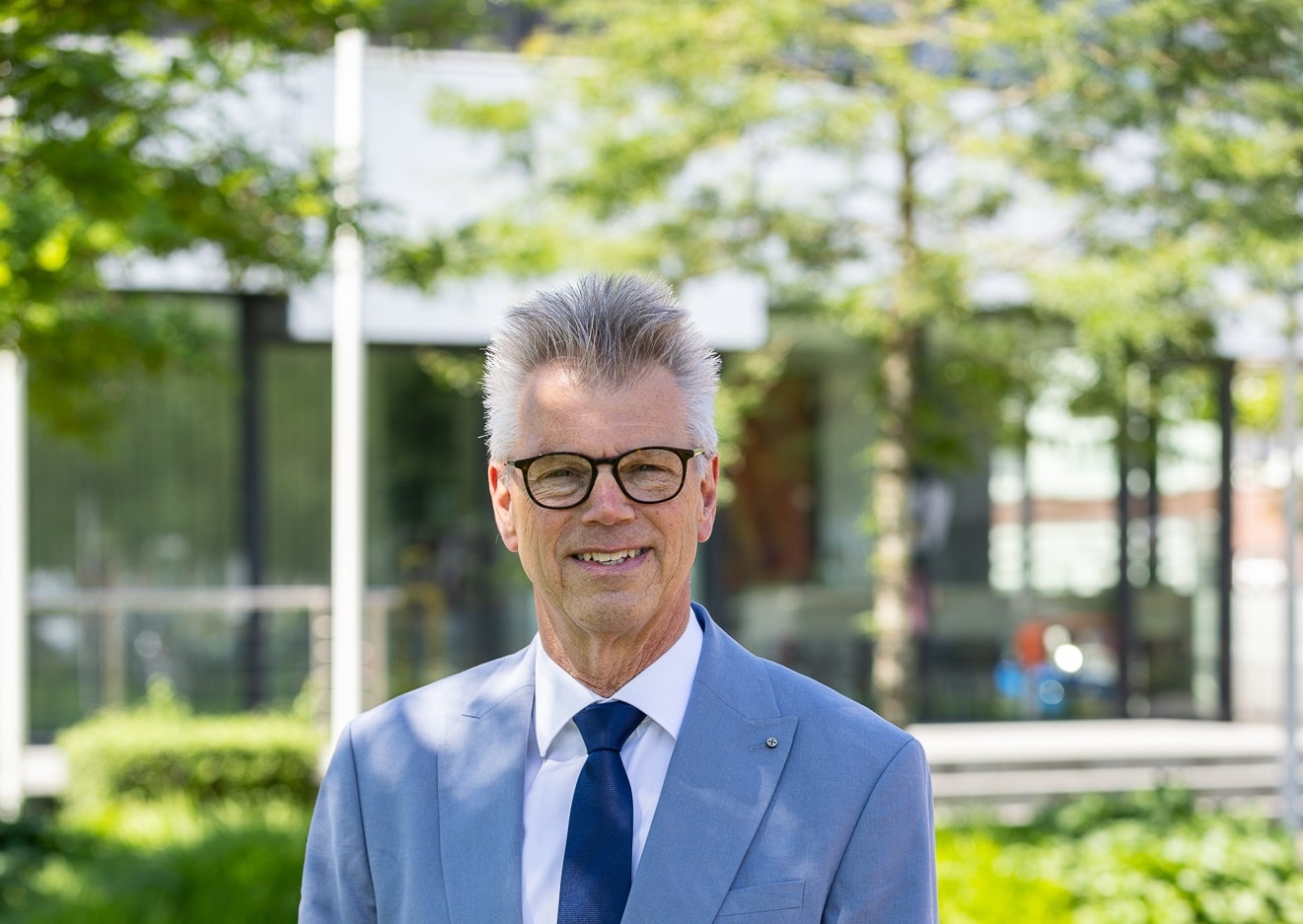 man met bril is wethouder Kerssies van Waddinxveen